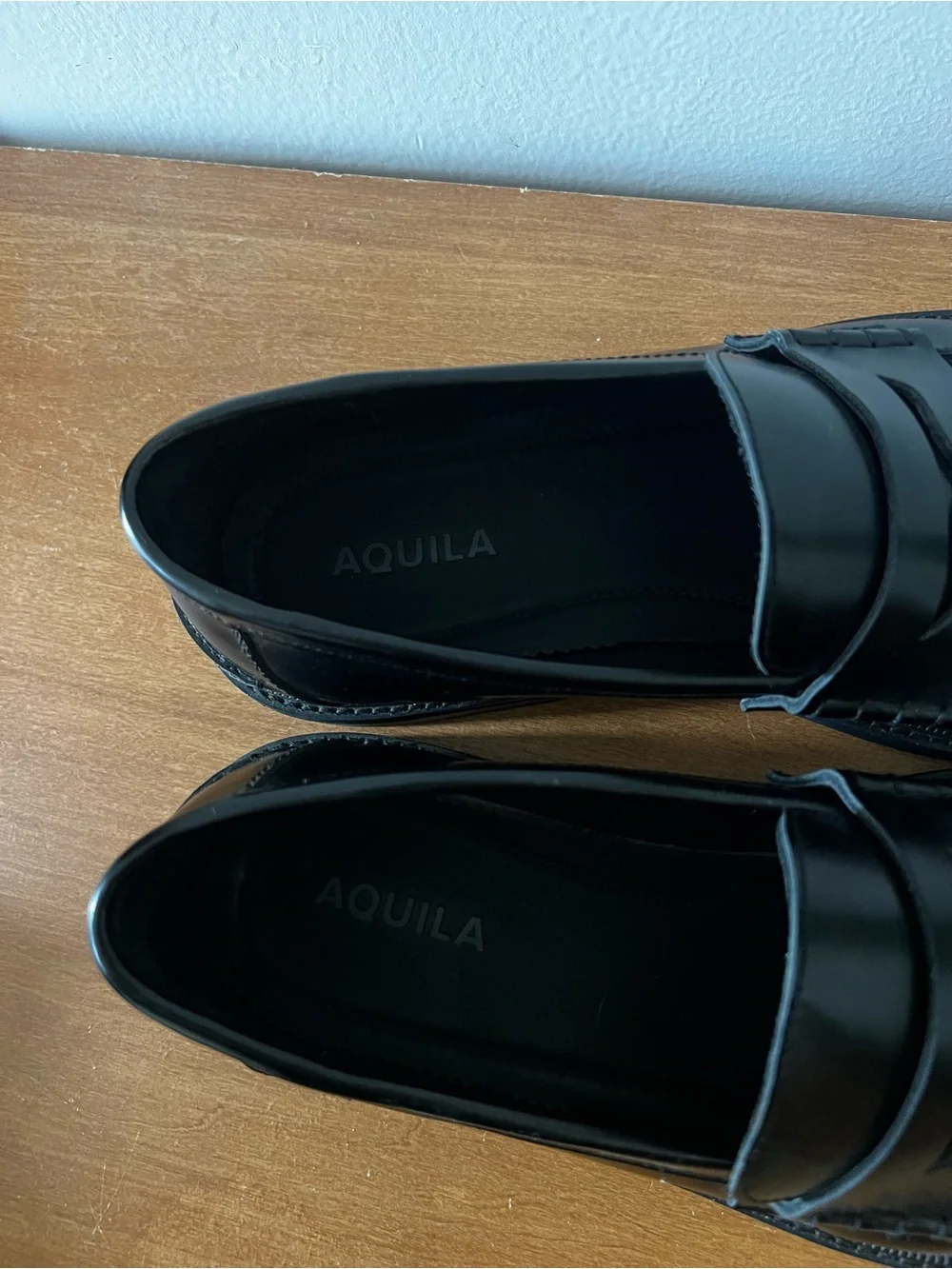 Mensa Black Penny Loafers size 46 US13